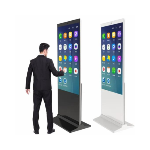 Indoor 75 inch Floor Standing Advertising Kiosk FS-IN50-ANI