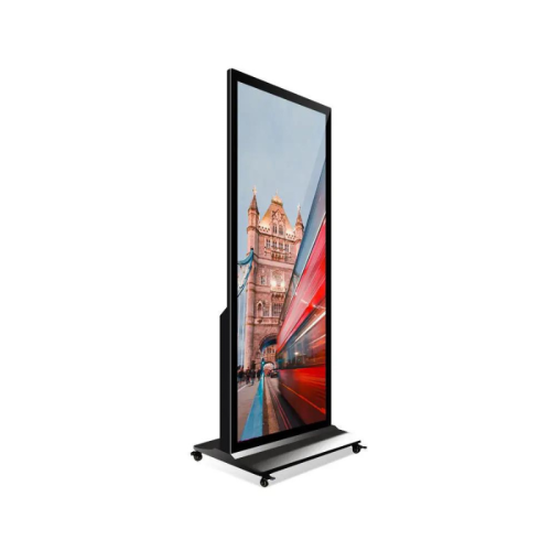 Indoor 86 inch Floor Standing Advertising Kiosk FS-IN86-ANI